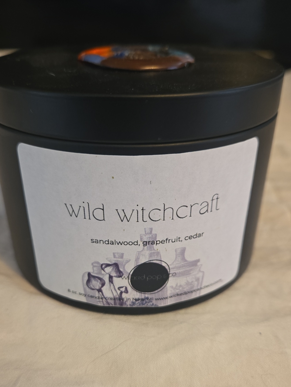 Handmade Candle - Sandalwood, Grapefruit, Cedar